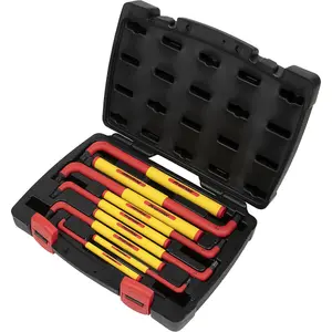 VDE Approved 9 Piece Extra-Long Electricians TRX-Star Key Set - T10 to T50