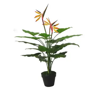 70cm Artificial Bird of Paradise Plant (Strelitzia) - Large