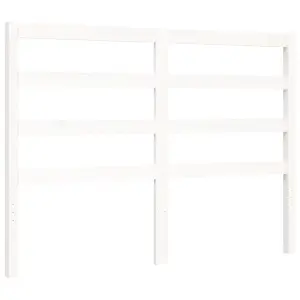 Berkfield Bed Frame with Headboard White 120x200 cm Solid Wood