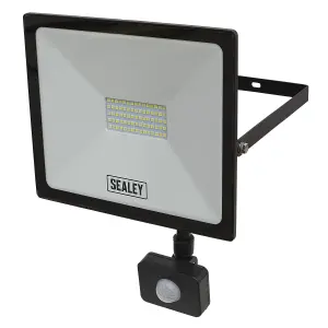 Sealey 50W SMD LED Extra-Slim Floodlight With PIR Sensor 6000K LED113PIR