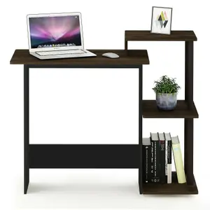 Furinno Efficient Home Laptop Notebook Computer Desk, Columbia Walnut/Brown