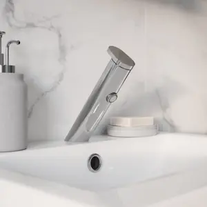 GoodHome Nyasa Medium Round Basin Mono mixer Tap