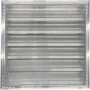 AirTech-UK Aluminum Louvre Grille 300 x 300 mm: Premium Weatherproof and Pest-Proof Protection for Your Home