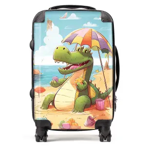 A Crocodile On A Beach Holiday Suitcase - Cabin