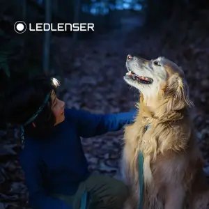 Ledlenser KidLED4R Rechargeable 40 Lumen Safe Robust RGB Light LED Head Torch for Camping and Night Time Fun