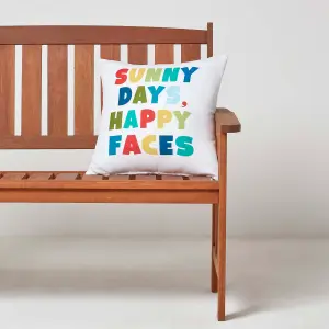 Homescapes Sunny Days Outdoor Cushion 45 x 45 cm, Set of 2