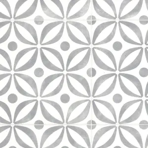 Grey Designer Effect Vinyl Flooring For Kitchen, Bathroom, LivingRoom, 2.8mm Thick Vinyl Sheet-8m(26'3") X 4m(13'1")-32m²