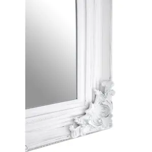 Interiors by Premier Baroque Antique White Wall Mirror