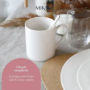 Mikasa Egret Set of 4 380ml Mugs