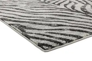 Modern Rug, Animal Bedroom Rug, Stain-Resistant Rug for DiningRoom, Easy to Clean Rug, Grey Abstract Rug-200cm X 290cm