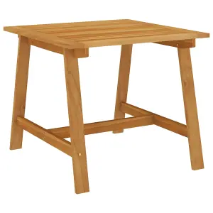 Berkfield Garden Dining Table 88x88x74 cm Solid Acacia Wood