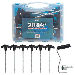 Andes Screw In Heavy Duty Pegs (20 PACK)