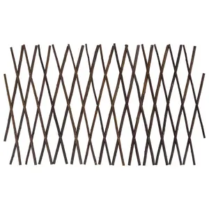 Berkfield Willow Trellis Fences 5 pcs 180x30 cm