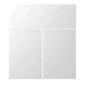 Cooke & Lewis Marletti Slimline Gloss White Cabinet (H) 852mm (W) 600mm