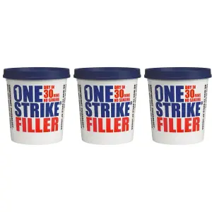 Everbuild One Strike Filler 250ml    ONE025(n) (Pack of 3)