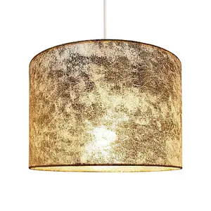 Modern Designer Gold Foil Effect 10 Lamp Shade for Table or Ceiling Use