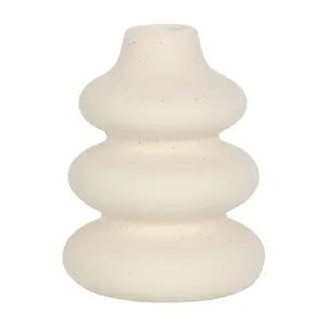 Something Different Wave Vase Cream (One Size)