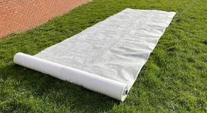 Spudulica GeoTextile Membrane - 50m2 2.25x22.5m Large 100gsm Non-Woven Fleece Fabric, Soakaway French Drain, Landscape Fabric