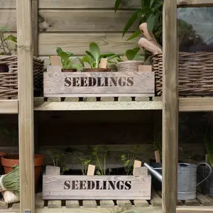 Forest Garden Georgian wall Greenhouse with Auto vent