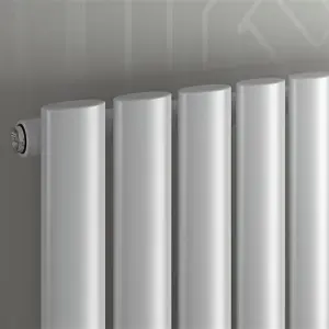 Ximax Champion CH18041W White Vertical Designer 2735BTU Radiator, (W)410mm x (H)1800mm