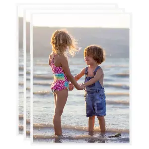 Berkfield Photo Frames Collage 3 pcs for Wall or Table White 40x50 cm MDF