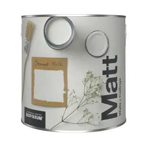 Rust-Oleum Washable Matt Wall Paint - Steamed Milk 2.5L