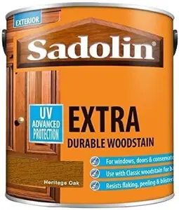 Sadolin Extra Durable Woodstain Heritage Oak Wood Treatment 750 ml