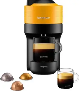 Nespresso Vertuo Pop Pod Coffee Machine By Magimix - Yellow