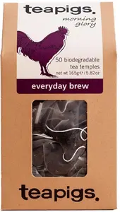 Teapigs Everyday Brew Tea Bags Made With Whole Leaves (1 Pack Of 50 Teabags) Loose Leaf Quality English Breakfast Tea|Malty And Robust Black Tea