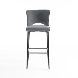 Hallowell Bar Stool Grey