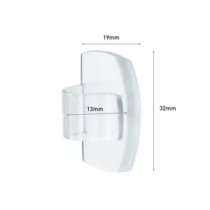 3M Command Small Clear Outdoor lights Clip, Pack of 8