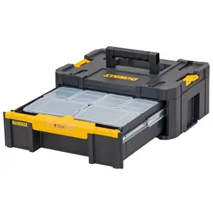 DeWalt TSTAK Shallow 1-drawer Toolbox set