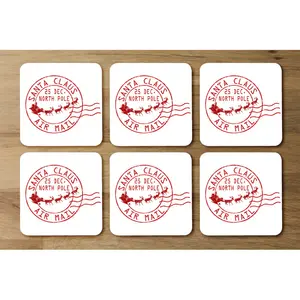 Square 6 Piece Coaster Set (Set of 6)