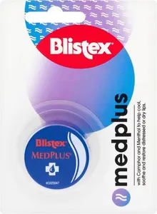 Blistex Medplus Lip Balm Jar, Helps Soothe Dry And Chapped Lips, Lip Balm Multipack 7G X 5