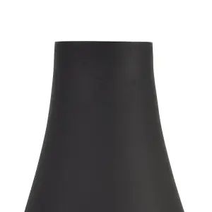 Tapered Vase - Glass - L11 x W11 x H18 cm - Black