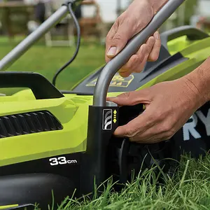 Ryobi 1300W Mains Corded 33cm Lawn Mower RLM13E33S - CORDED 240V ELECTRIC