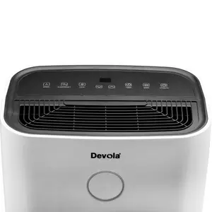 Devola 20L Dehumidifier with Digital Display Low Energy Portable Electric Compressor Dehumidifier for Home Laundry Drying Mode