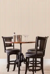 Galerie Smart Stripes 2 Red Napkin Stripe Smooth Wallpaper