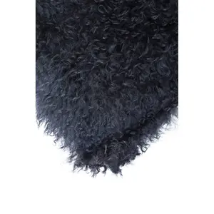 Bosie Luxury Black Soft Fur Cushion