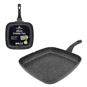 Blackmoor 28cm Black Non-Stick Griddle Pan