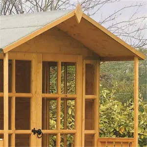 7'2'' x 8'8'' Apex Clarendon Summerhouse (Tongue and Groove floor)