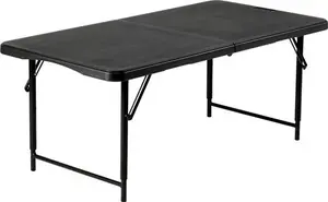 Hartleys 4ft Black Folding Table