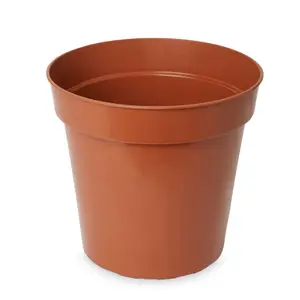 Verve Lei Terracotta Plastic Grow pot (Dia) 30.5cm, (H)29cm, 13.4L