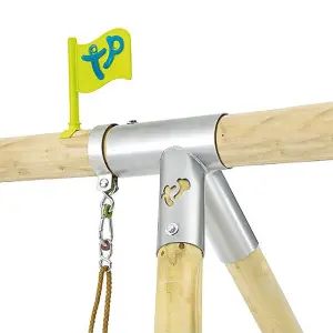 TP Knightswood Wooden Single & Deck Swing Frame - FSC certified