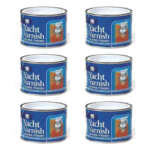 151 Yacht Varnish Gloss Finish 180ml - Waterproof, High Build, High Performance - Pack of 6