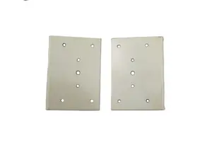 Windowparts Cabinet Hinge Repair Bracket - Cream - Without Hole - 125584