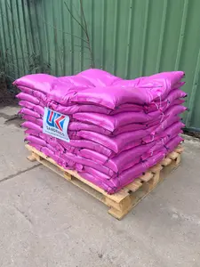 70 Filled pink polypropylene sandbags