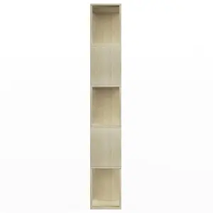 Berkfield Book Cabinet/Room Divider Sonoma Oak 80x24x159 cm Engineered Wood