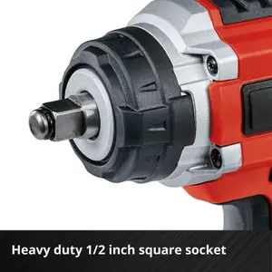 Einhell Cordless Impact Driver Wrench 400Nm 18V Brushless Power X-Change Hex Adapter Set Wrench IMPAXXO 18/400 - Body Only