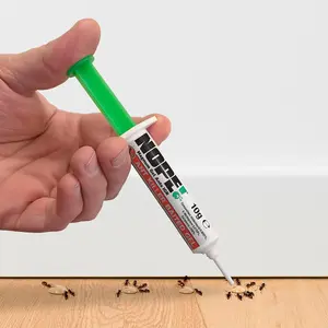 NOPE Refillable Bait Station x 6 Pack and Syringe x 3 Pack - Indoor & Outdoor. Complete, long-term nest elimination solution.